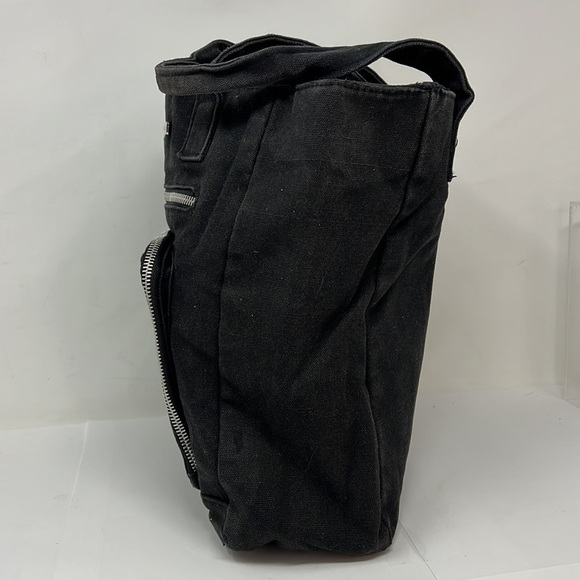 Marc Jacobs 1990’s Black Denim Cotton Shoulder Tote Bag - Picture 5 of 13